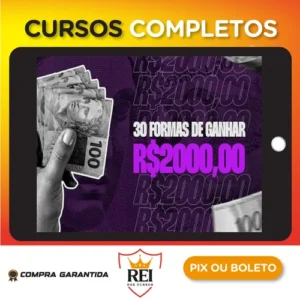 Masterclass 30 Formas de fazer R$2000 em 15 dias - Joel Jota