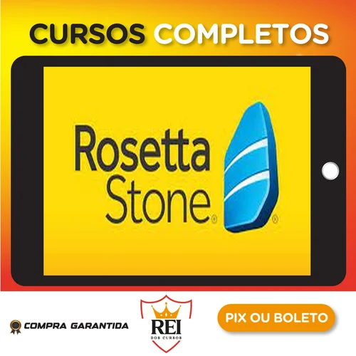 Curso em Software Aprender Idiomas - Rosetta Stone
