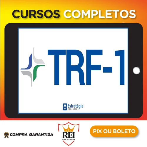 Pacote - TRF 1ª Região (Técnico Judiciário - Área Administrativa) Pacote Completo - Estratégia Concursos