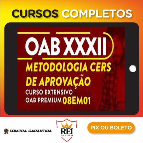 OAB XXXII CERS: Método CERS de Aprovação - CERS