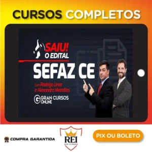 SEFAZ CE: Analista Jurídico - Gran Cursos Online