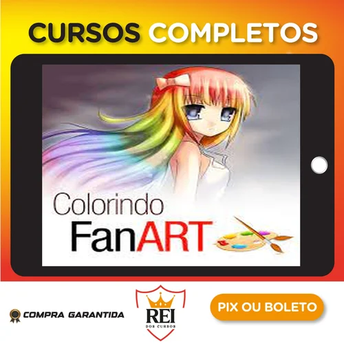 Curso de Pintura: Colorindo Fanart - Mayara Rodrigues