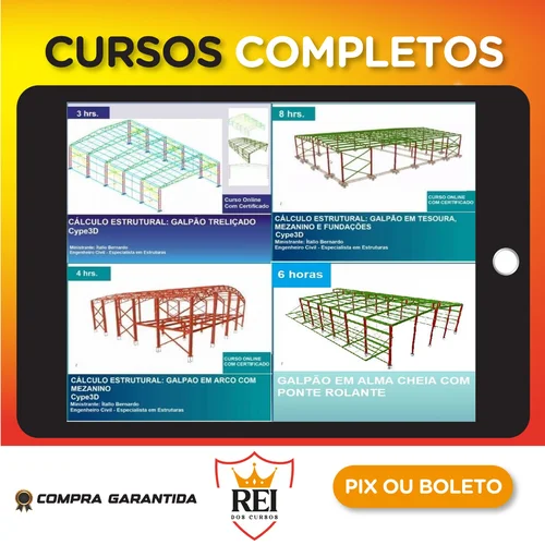 Curso Calculo e Otimização de Coberturas Metálicas - Ítallo Bernardo