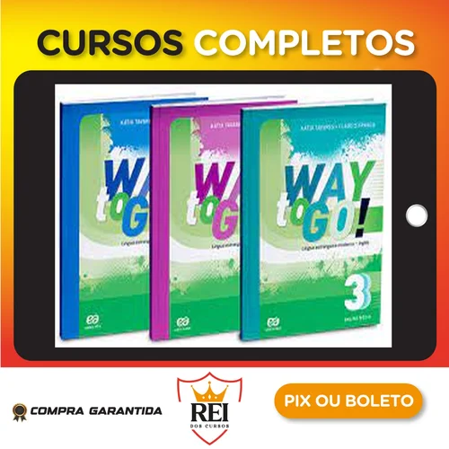 Livro de Inglês: Way To Go - Katia Tavares e Claudio Franco