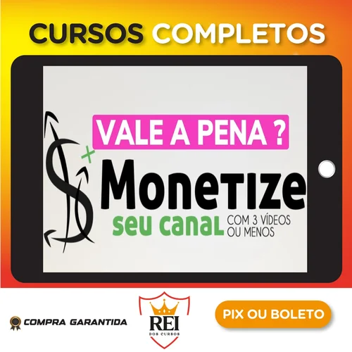 Escola para Youtubers: Monetize seu Canal com 3 Vídeos ou Menos - Caique Pereira
