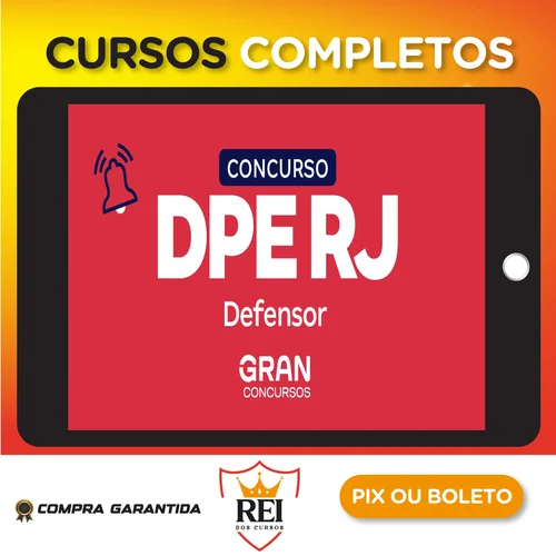 DPE RJ: Defensor Público Substituto (Pós, Edital) - Gran Cursos Online